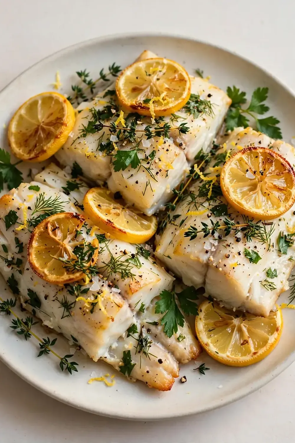 Baked Lemon Herb Cod