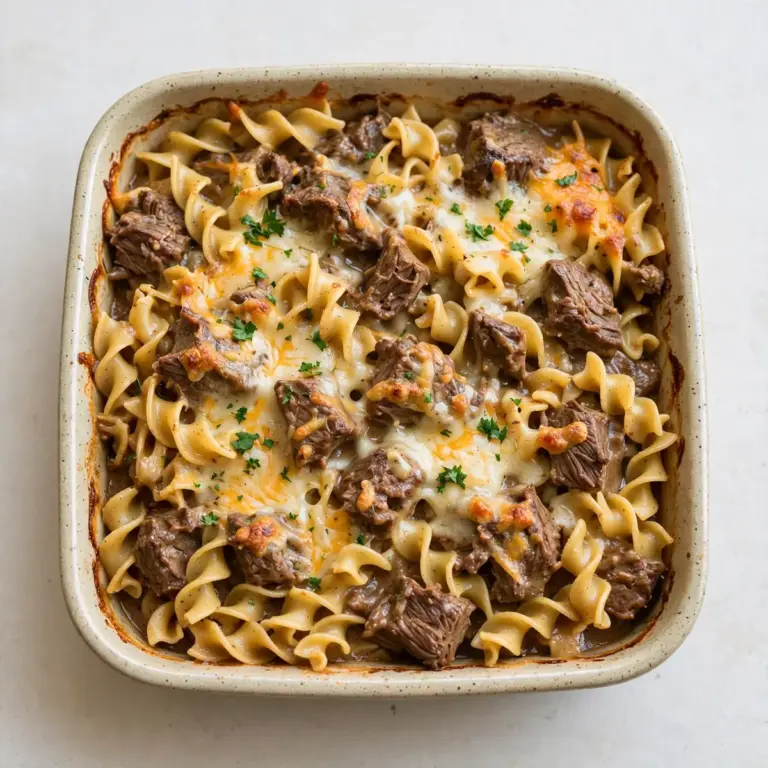 Beef And Noodle Casserole
