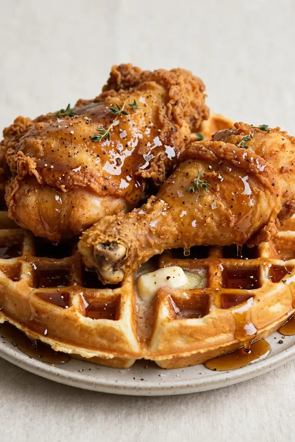 Chicken and Waffles (Southern Style)