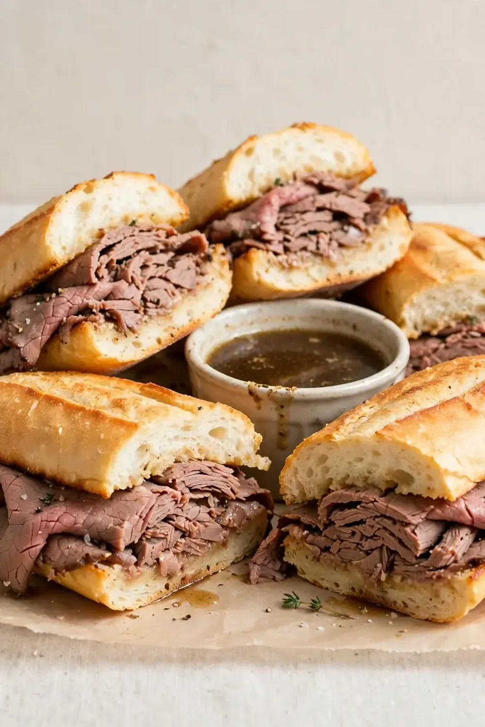 Classic French Dip Sandwiches
