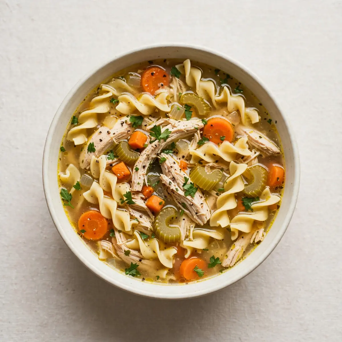 Crockpot Chicken Soup With Noodles