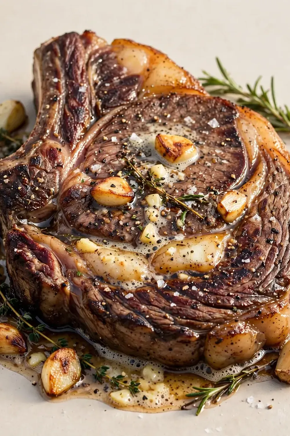 Garlic Butter Ribeye Steak (Restaurant Style)