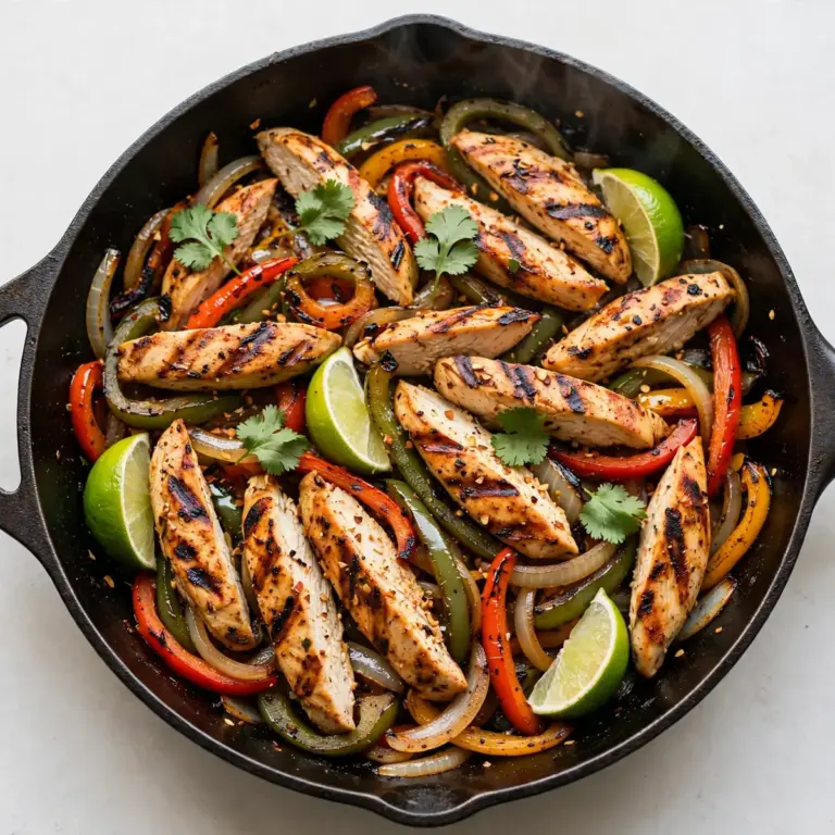 Grilled Chicken Fajitas