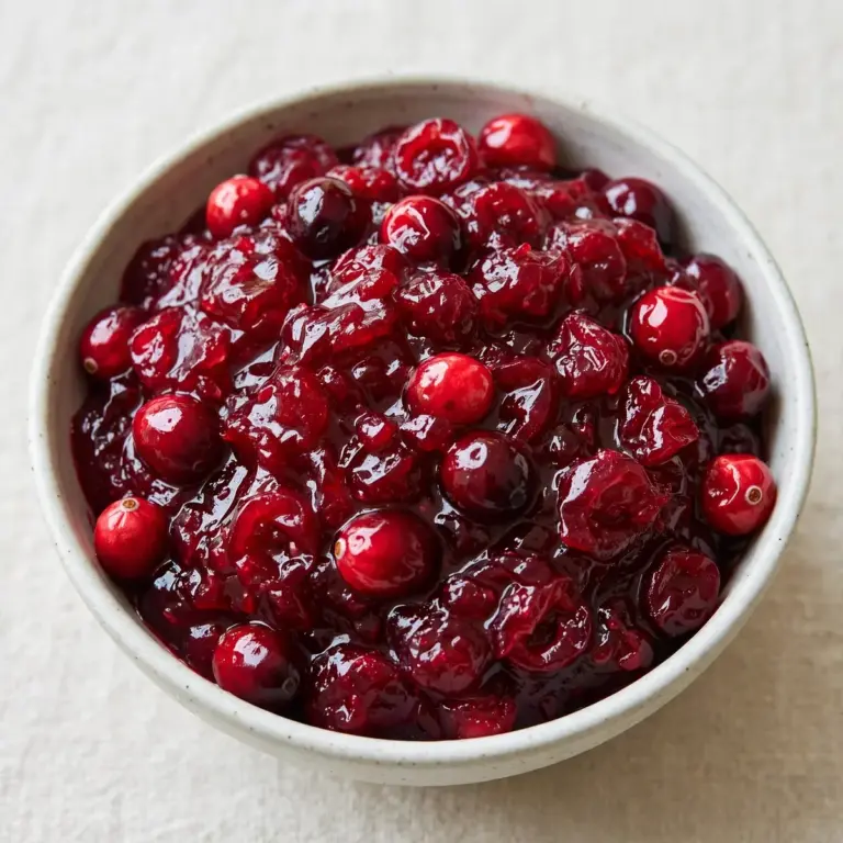 Homemade Cranberry Sauce